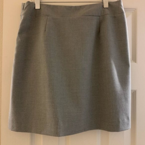 Gap Grey Pleated Skirt w/Tie, 6 - Picture 7 of 7